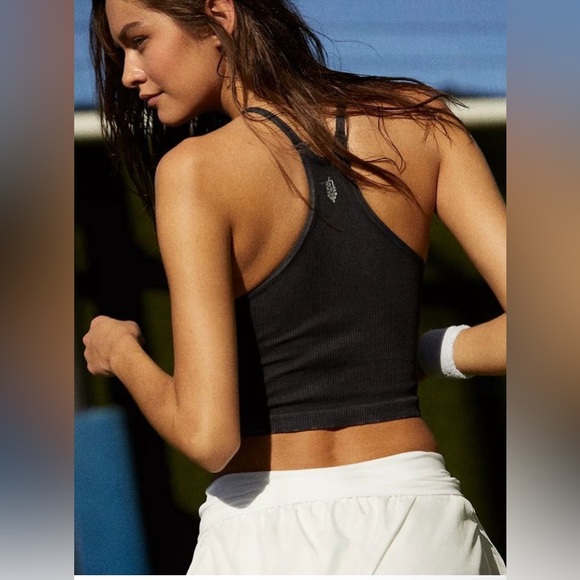 BNWOT Free People Movement Happiness Runs Crop Tank Top - Picture 1 of 11